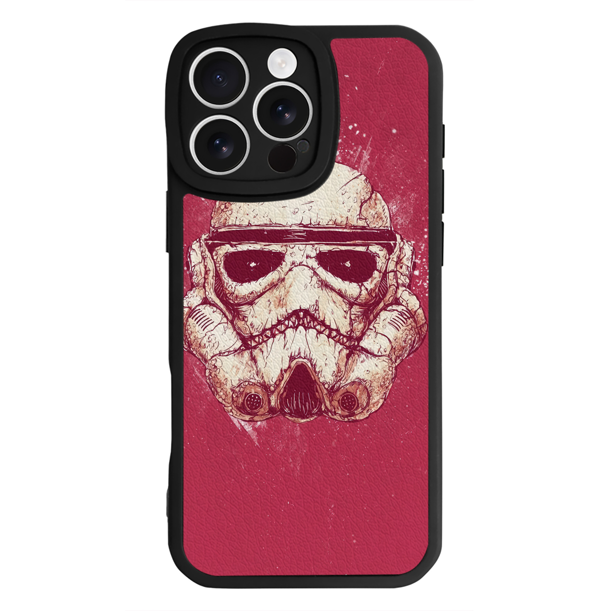 （画像用） スター・ウォーズ Star Wars 【iPhone 16シリーズ対応】シリコンスマホケース（レザー調） 材質：シリコン